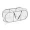 Laundry 360 Gray 3-Compartment Pop-Up Laundry Sorting Hamper with Carrying Handles
